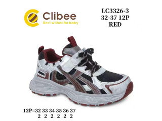 Кросівки дитячі Clibee LC3326-3 red 32-37