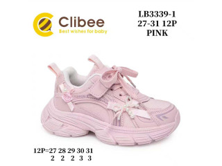 Кросівки дитячі Clibee LB3339-1 pink 27-31