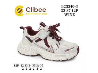 Кросівки дитячі Clibee LB3340-3 wine 32-37