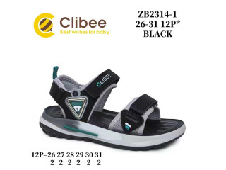 Босоніжки дитячі Clibee ZB2314-1 black 26-31