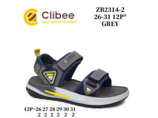 Босоніжки дитячі Clibee ZB2314-2 grey 26-31