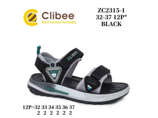 Босоніжки дитячі Clibee ZB2315-1 black 32-37