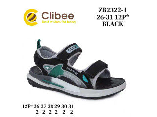 Босоніжки дитячі Clibee ZB2322-1 black 26-31