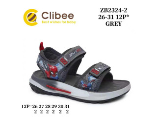 Босоніжки дитячі Clibee ZB2324-2 grey 26-31