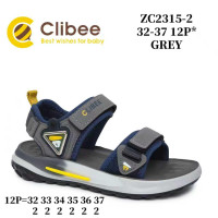 Босоніжки дитячі Clibee ZC2315-2 grey 32-37