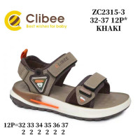 Босоніжки дитячі Clibee ZC2315-3 khaki 32-37