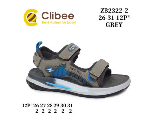 Босоніжки дитячі Clibee ZB2322-2 grey 26-31
