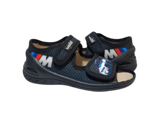 Адам 23-30 темно синій, чорна підошва, машинка