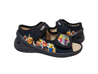 Адам 23-30 чорний, чорна підошва, Роблокс