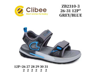 Босоніжки дитячі Clibee ZB2310-3 grey-blue 26-31