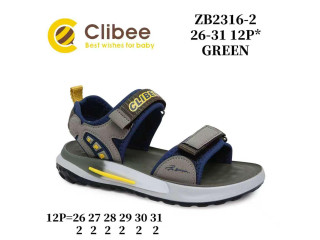 Босоніжки дитячі Clibee ZB2316-2 green 26-31