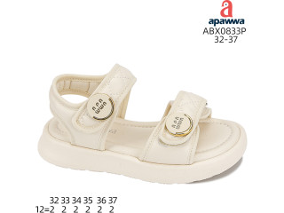 Босоніжки дитячі Apawwa ABX0833P beige 32-37