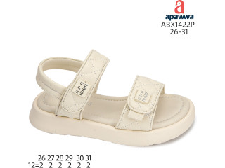 Босоніжки дитячі Apawwa ABX1423P beige 32-37