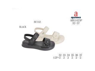 Босоніжки дитячі Apawwa ABX1423P black 32-37