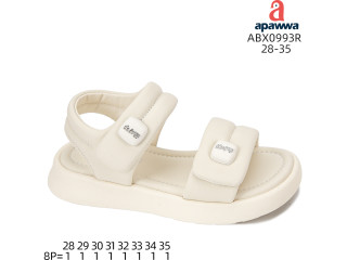 Босоніжки дитячі Apawwa ABX0993R beige 28-35