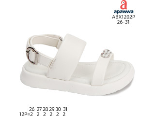 Босоніжки дитячі Apawwa ABX1202P white 26-31