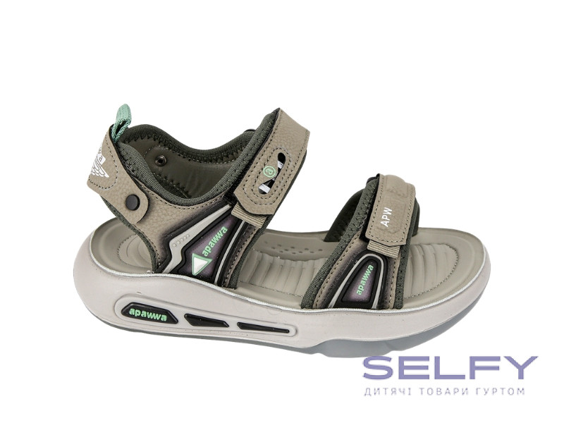 Босоніжки дитячі Apawwa ABX1222P khaki 26-31, Фото 1