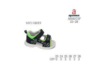 Босоніжки дитячі Apawwa ABX0272P navy-green 23-28