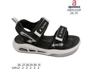 Босоніжки дитячі Apawwa ABX1232P black 26-31