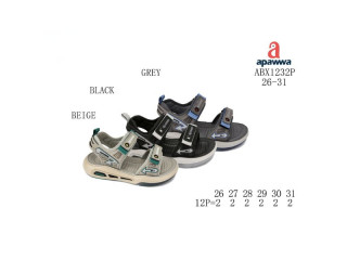 Босоніжки дитячі Apawwa ABX1232P grey 26-31