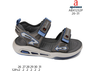 Босоніжки дитячі Apawwa ABX1232P grey 26-31