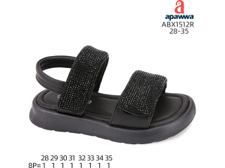 Босоніжки дитячі Apawwa ABX1512R black 28-35