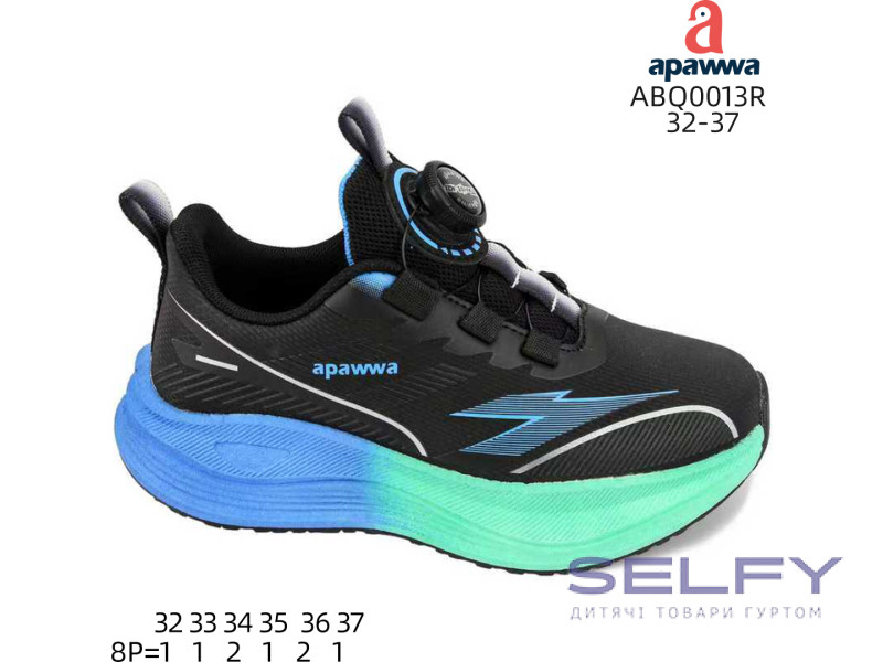 Кросівки дитячі Apawwa ABQ0013R black-navy 32-37, Фото 1