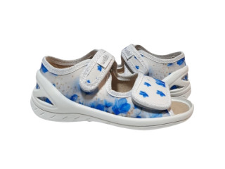 Єва 23-30 біло-голуба, квіти