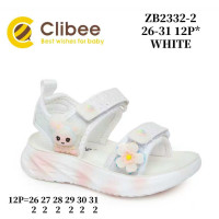 Босоніжки дитячі Clibee ZB2332-2 white 26-31
