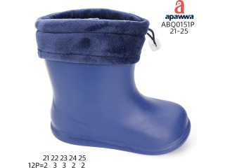Гумові чоботи дитячі Apawwa ABQ0151P navy 21-25