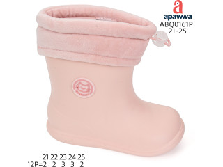 Гумові чоботи дитячі Apawwa ABQ0161P pink 21-25