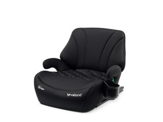 Бустер VELANO Gravo i-Size 125–150 см, ISOFIX + підстаканник, black