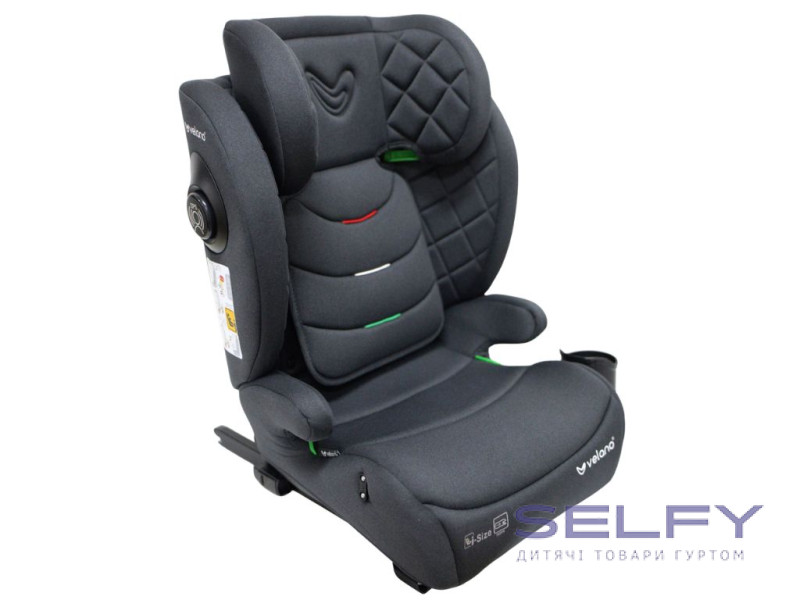 Автокрісло VELANO Forza i-Size 100-150 см, ISOFIX, grey, Фото 3