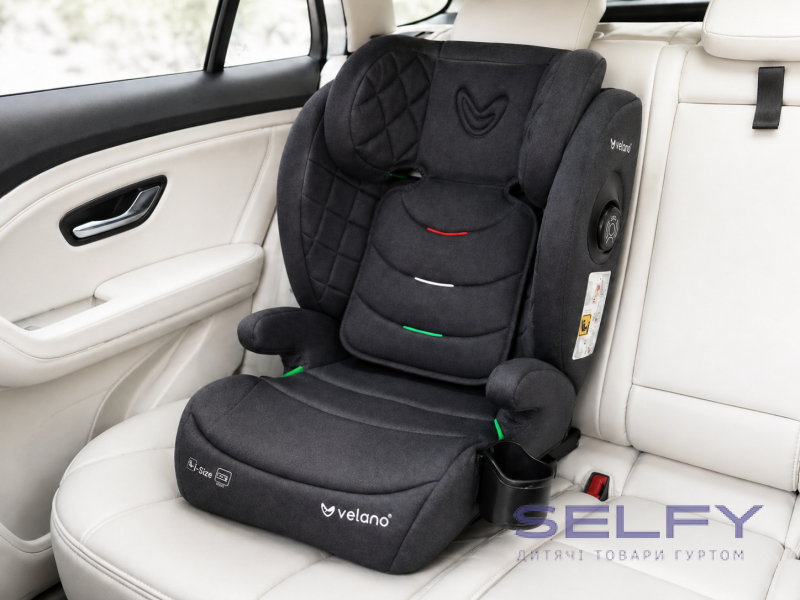 Автокресло VELANO Forza i-Size 100-150 см, ISOFIX, grey, Фото 5