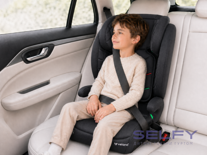 Автокресло VELANO Forza i-Size 100-150 см, ISOFIX, grey, Фото 6