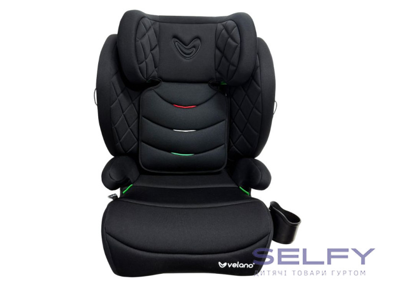 Автокрісло VELANO Forza 2 в 1 i-Size 100–150 см, ISOFIX, black, Фото 1