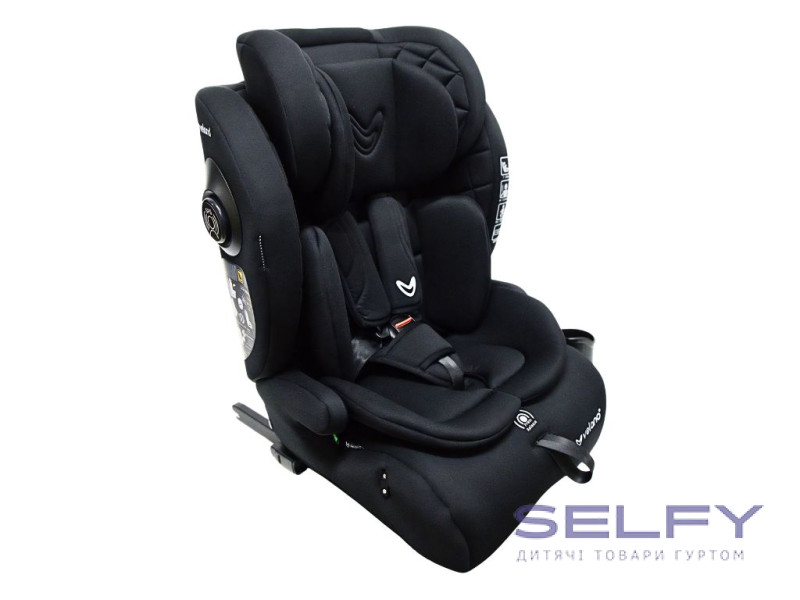 Автокресло VELANO Flexo i-Size 76–150 см, ISOFIX + Top Tether/ремень, black, Фото 4