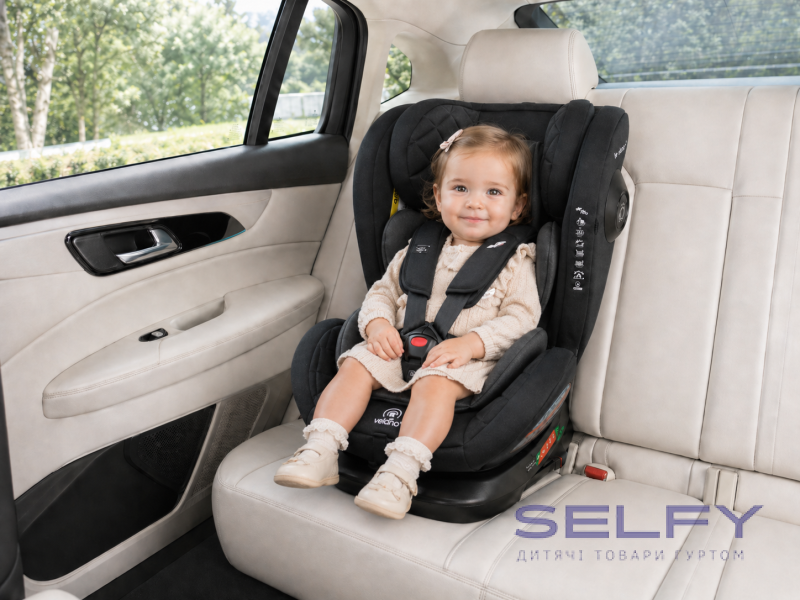 Автокресло VELANO Aura 360° i-Size 40–150 см, ISOFIX, grey, Фото 7