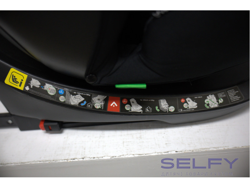 Автокрісло VELANO Vento 360° i-Size 40–150 см, ISOFIX + опорна нога, black, Фото 7