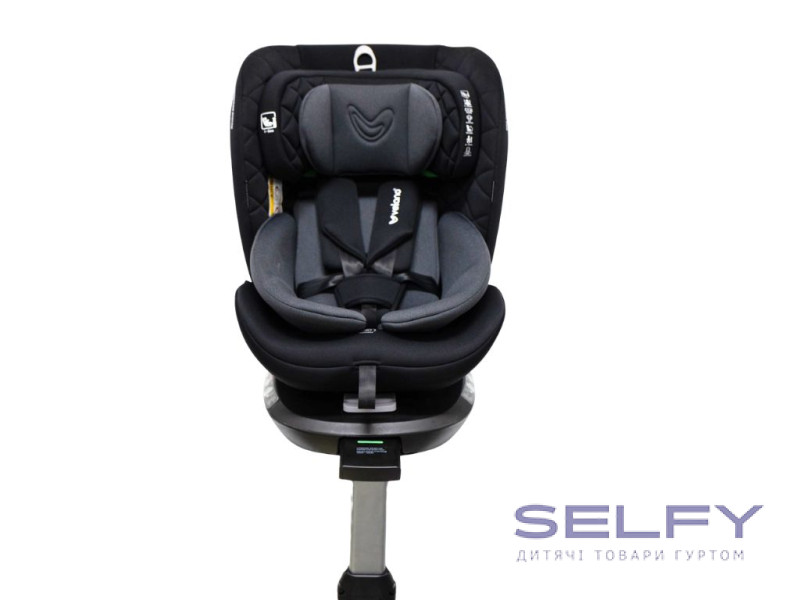 Автокресло VELANO Vento 360° i-Size 40–150 см, ISOFIX + опорная нога, grey, Фото 1