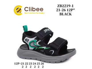 Босоніжки дитячі Clibee ZB2219-1 black 21-26