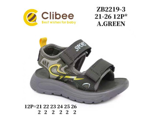 Босоніжки дитячі Clibee ZB2219-3 a.green 21-26