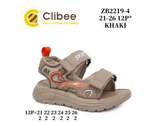 Босоніжки дитячі Clibee ZB2219-4 khaki 21-26