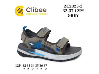 Босоніжки дитячі Clibee ZC2323-2 grey 32-37