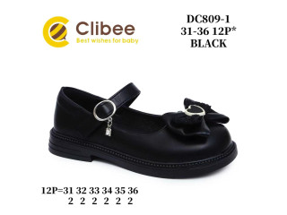 Туфлі дитячі Clibee DC809-1 black 31-36