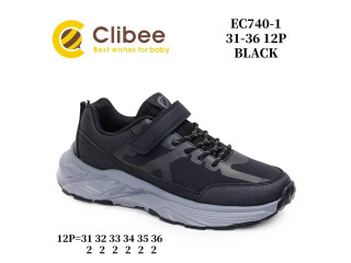 Кросівки дитячі Clibee EC740 black 31-36