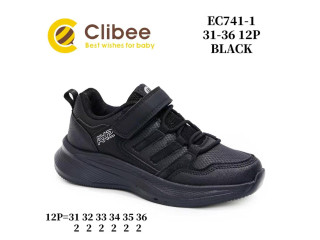 Кросівки дитячі Clibee EC741-1 black 31-36