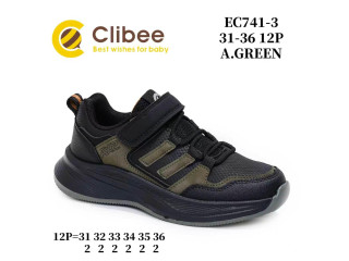 Кросівки дитячі Clibee EC741-3 a.green 31-36