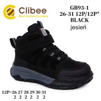 Ботинки детские Clibee GB93-1 black 26-31