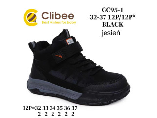 Ботинки детские Clibee GC95-1 black 32-37